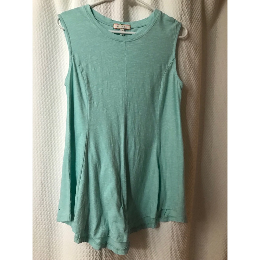 Light blue muscle tank